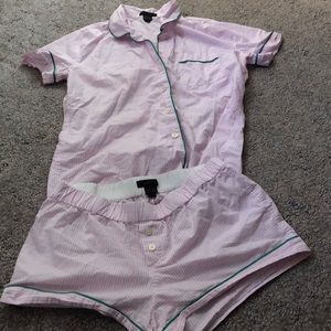 Jcrew pajama set size small